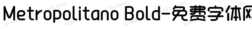 Metropolitano Bold字体转换
